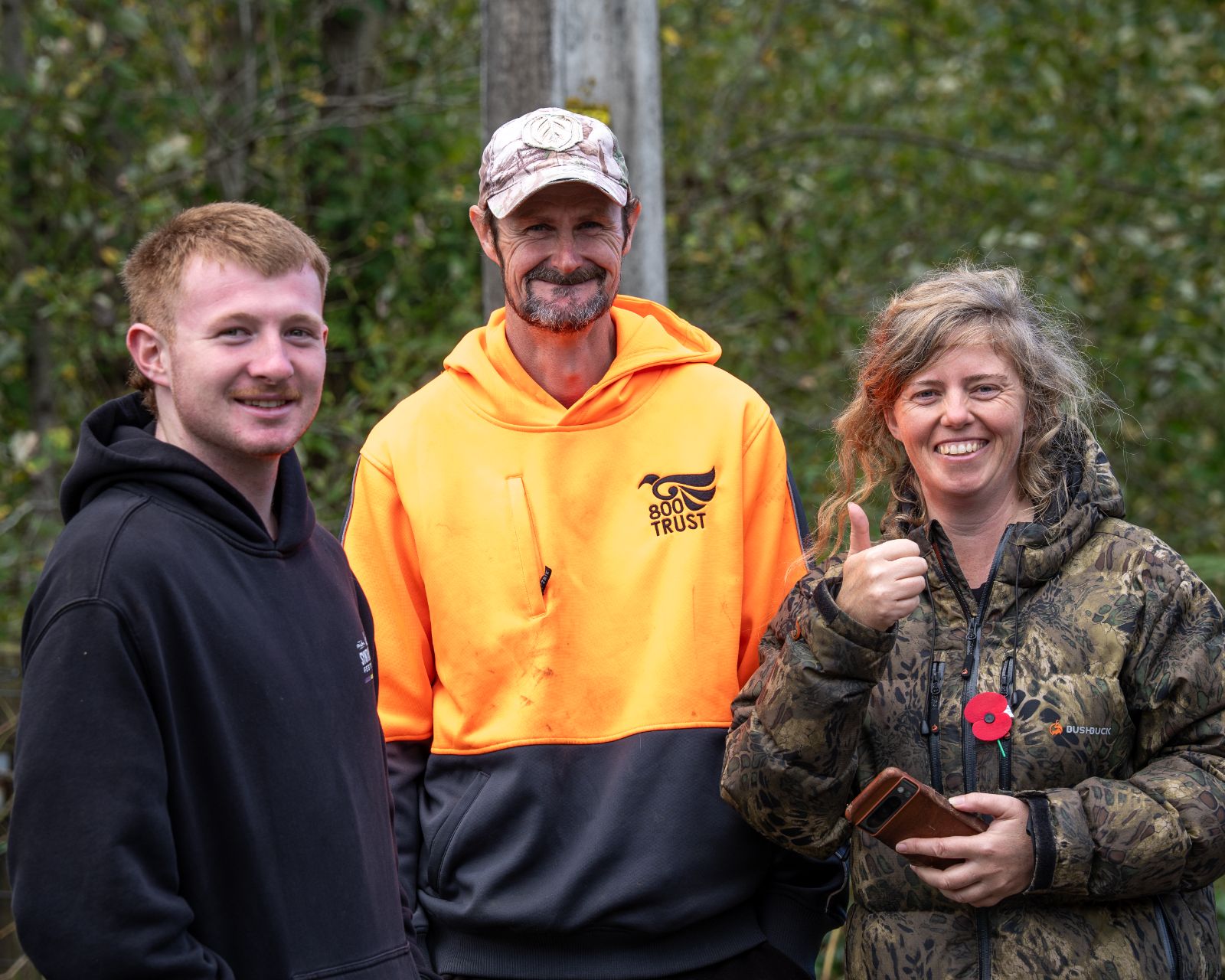 800 Trust team members in the field